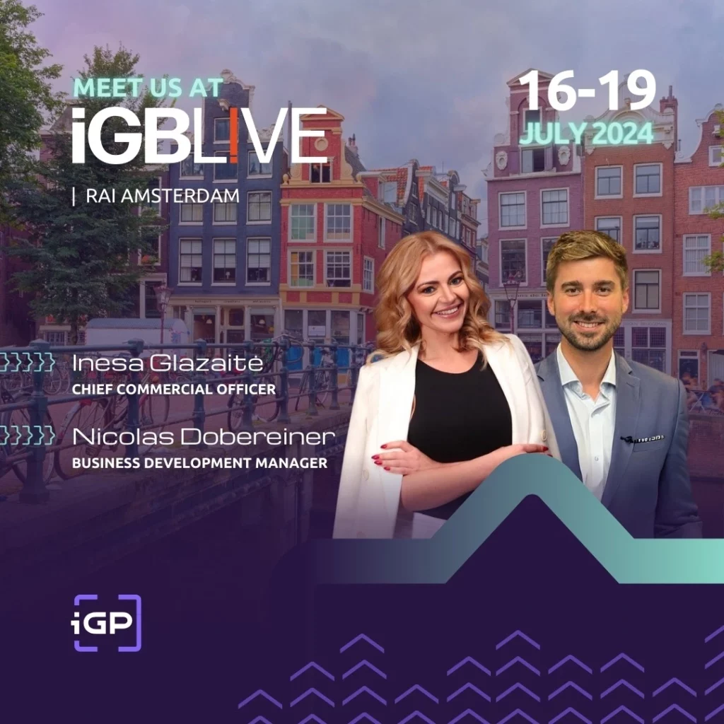 we are heading to iGB Amsterdam